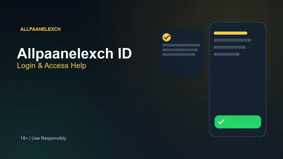Allpaanelexch ID access and login support illustration