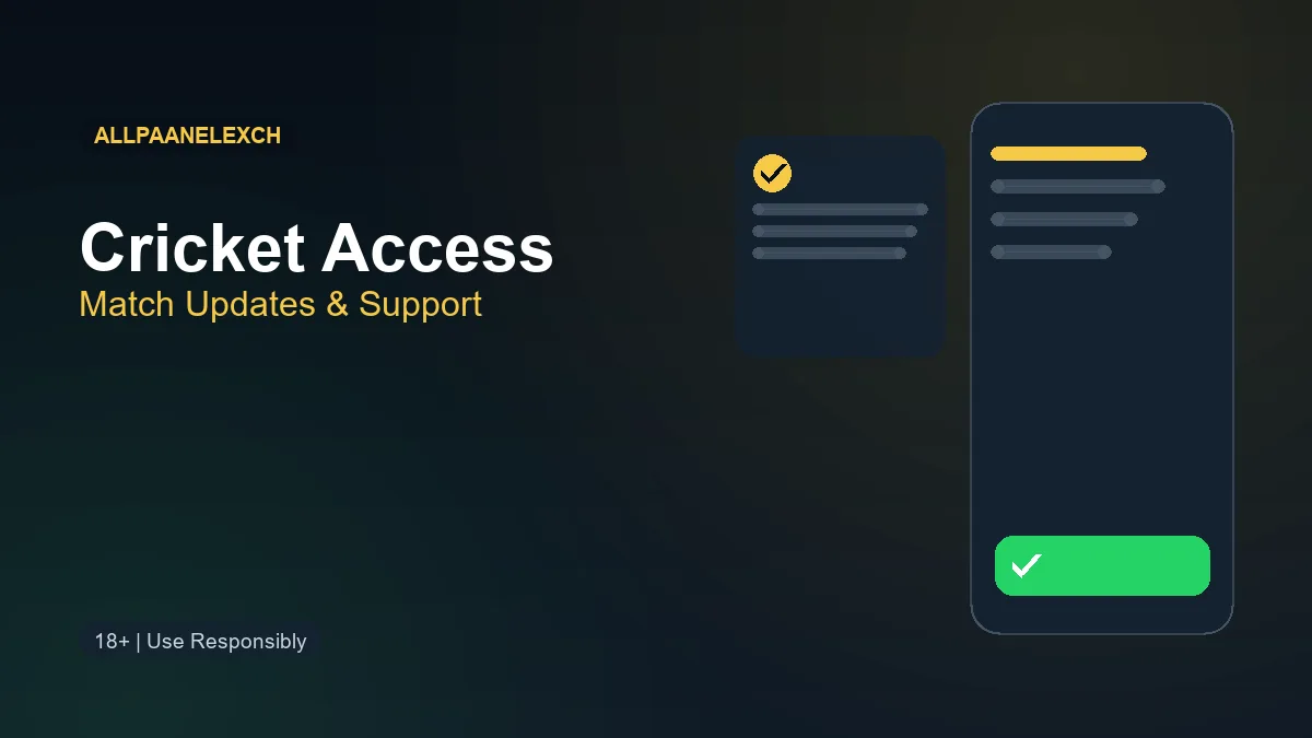 Allpaanel cricket access guide for match updates and support